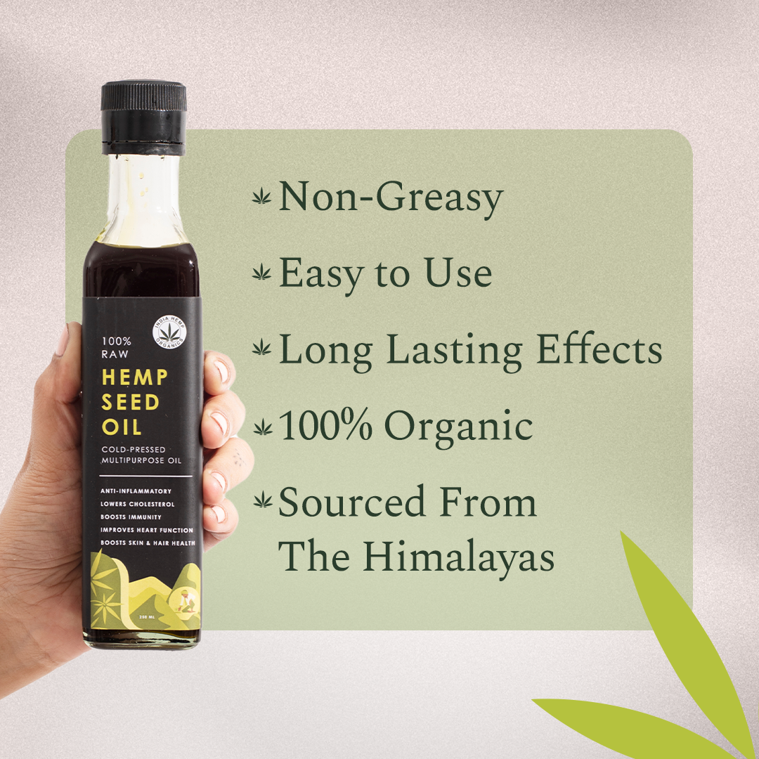 India hemp Organics Hemp Seed Oil 250ml