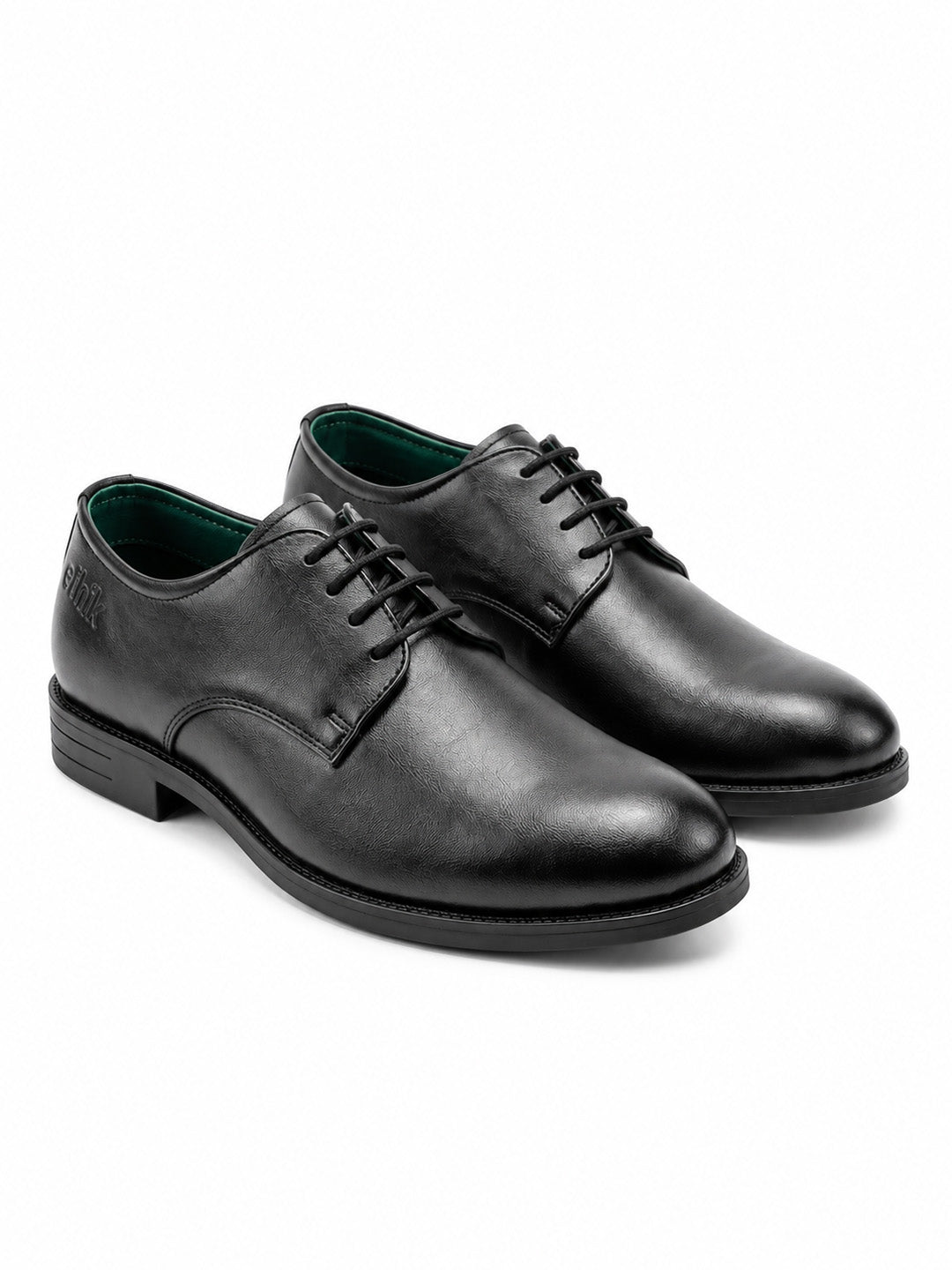 Bread N Butter Black Derby Formal Shoes
