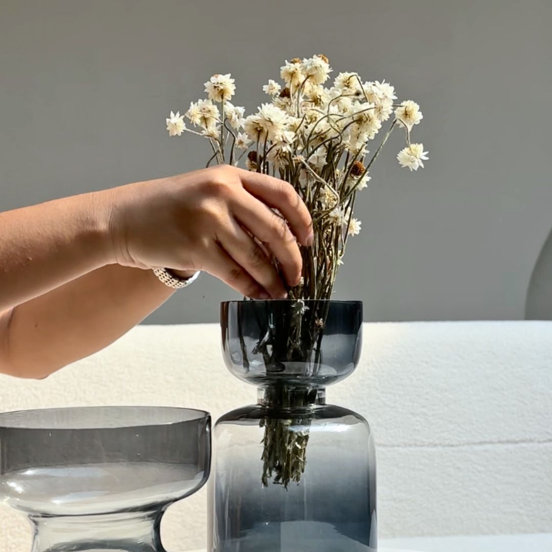 Muun Home Natural Dried Ammobium Flower Bunch