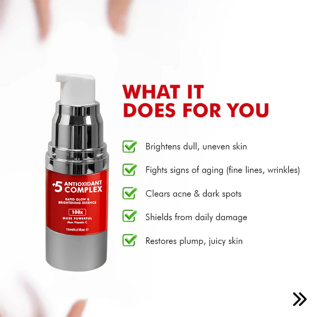 5-Antioxidant & 6-Peptide Serum Combo Mini | 2 x 15 ML