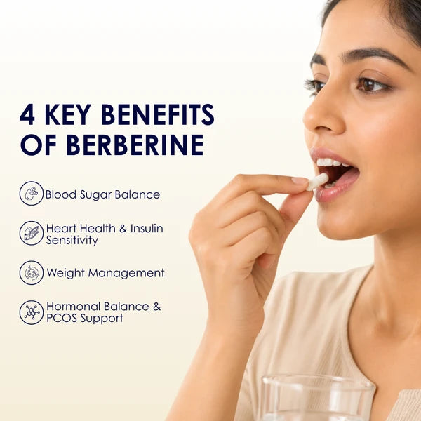 Longevita Berberine HCl – 500 mg Metabolic Health Support