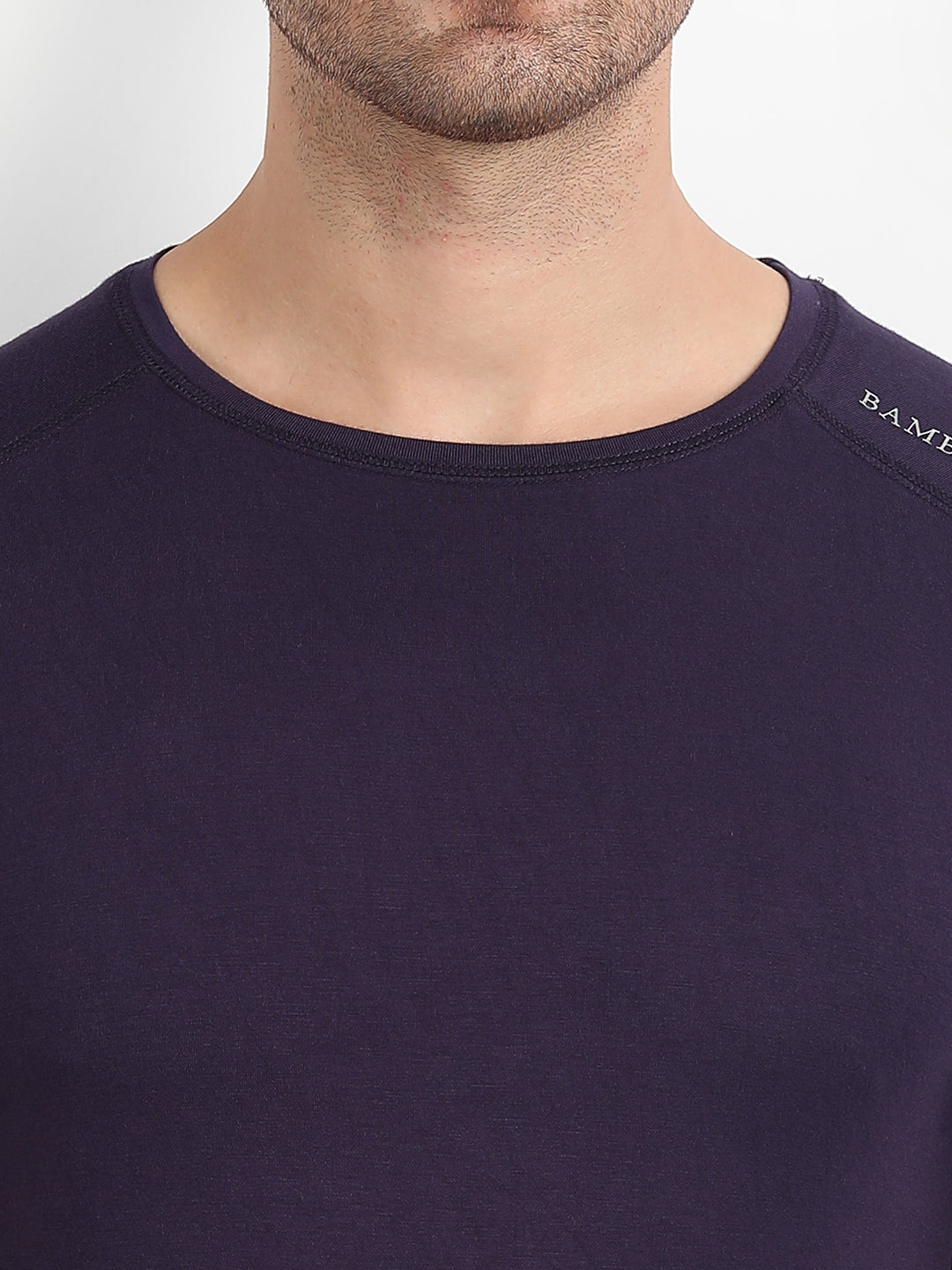 Bamboo Fabric Black T-Shirt for Men – Soft, Eco-Friendly, Breathable, Slim Fit