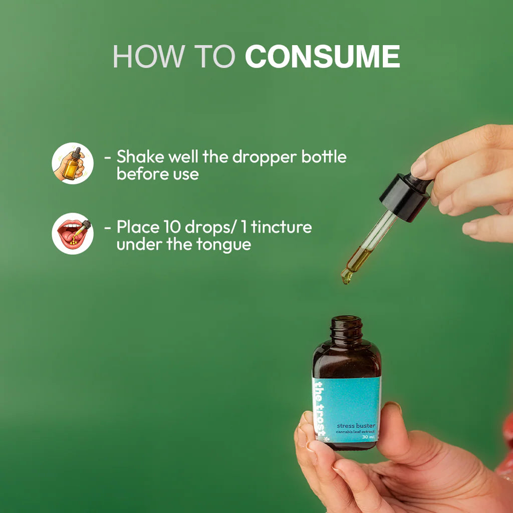 The Trost Stress Buster CBD Oil - Major Cannabinoids - 30ml - 800mg