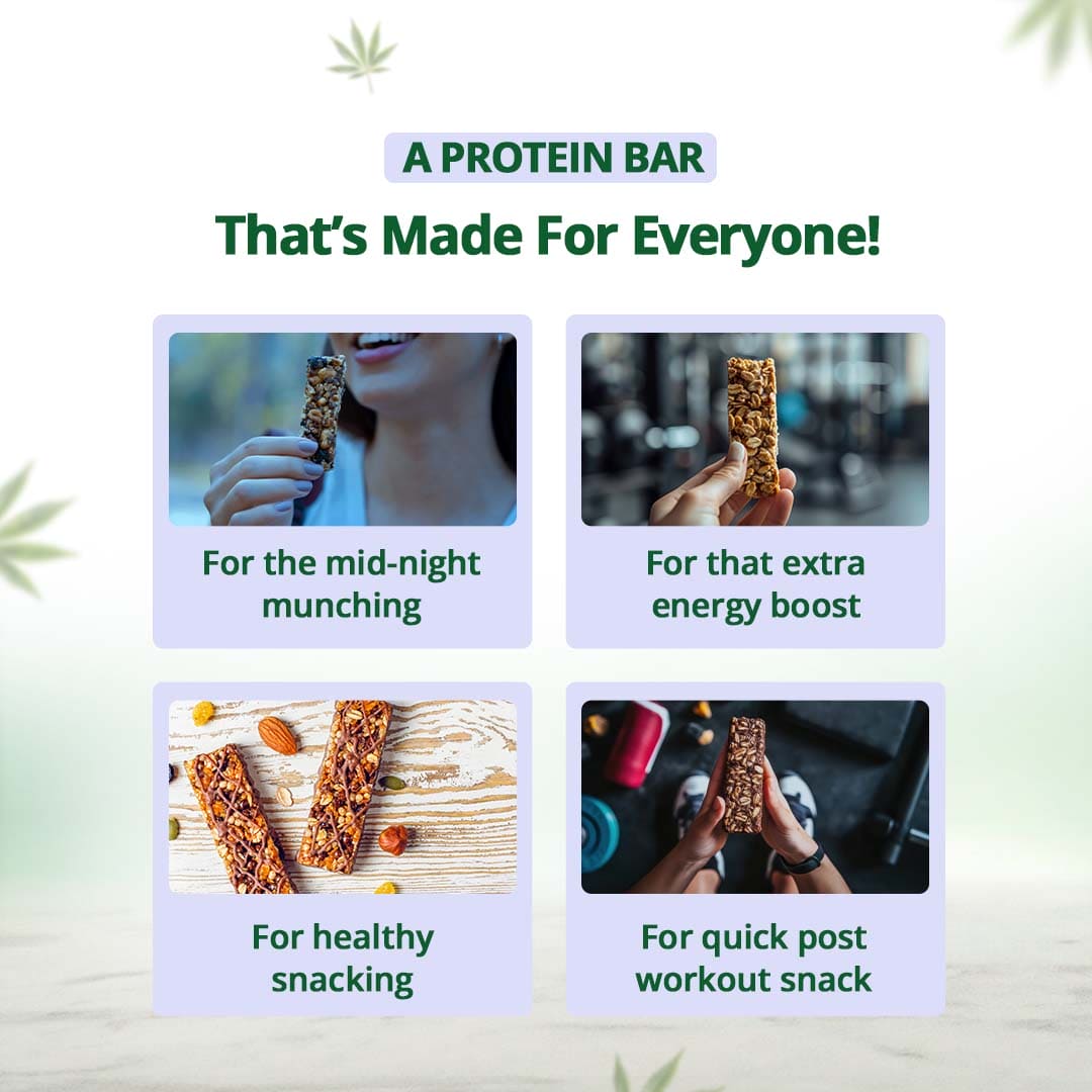 Hampa Wellness Protein Bar 50g - Mixed Flavours - Pack of 3
