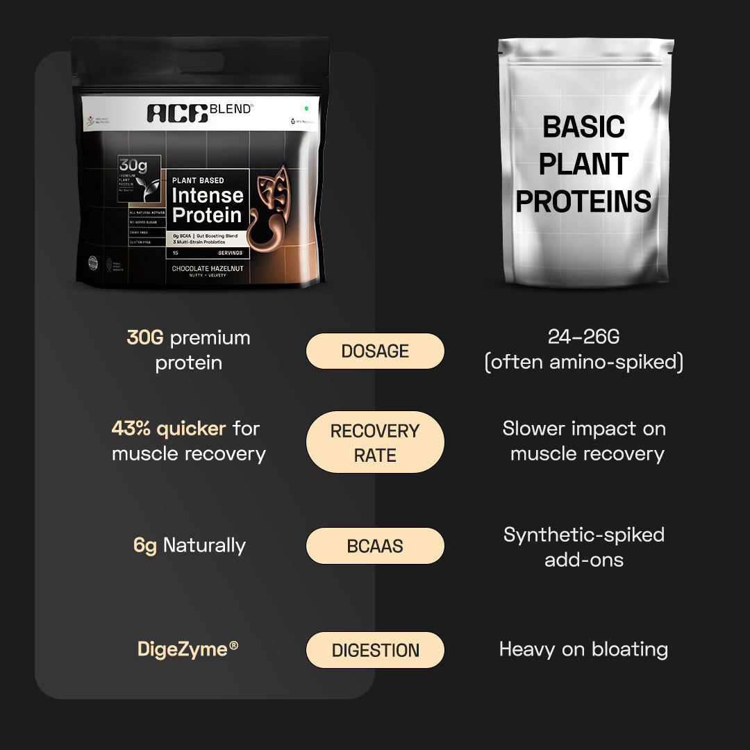 Ace Blend Premium Plant Protein | Intense
