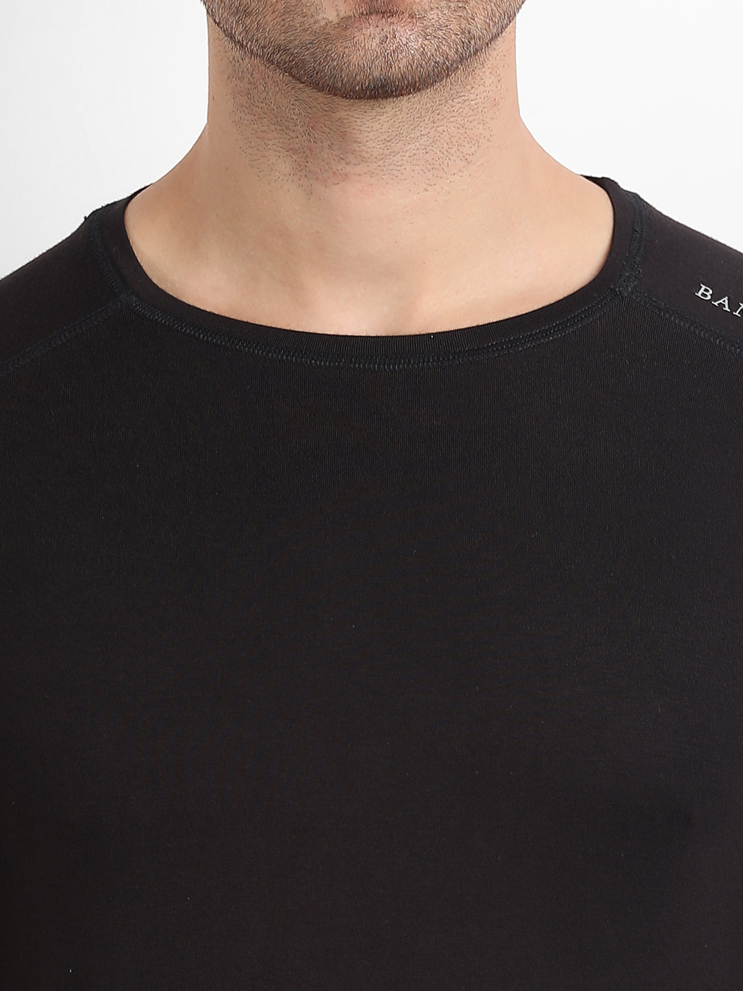 Bamboo Fabric Black T-Shirt for Men – Soft, Eco-Friendly, Breathable, Slim Fit