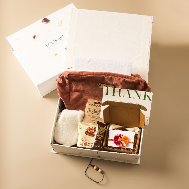 Ecokari Brotherly Bliss Hamper | Eco-Rakhi Box