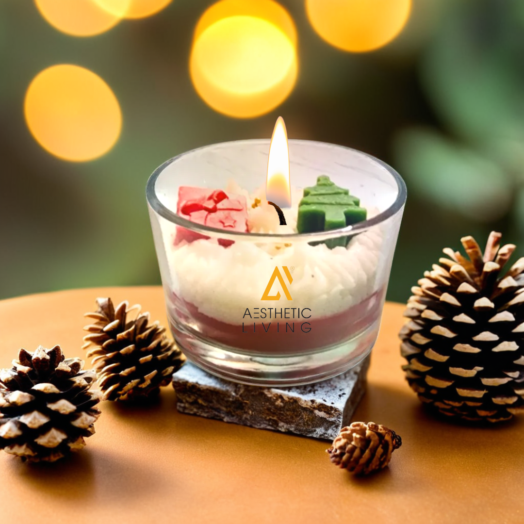 Aesthetic Living Christmas Charm Soywax Candle- 110g