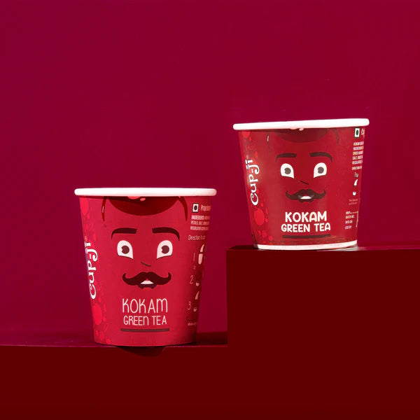 CupJi Kokam Green Tea | Pack of 10 Cups