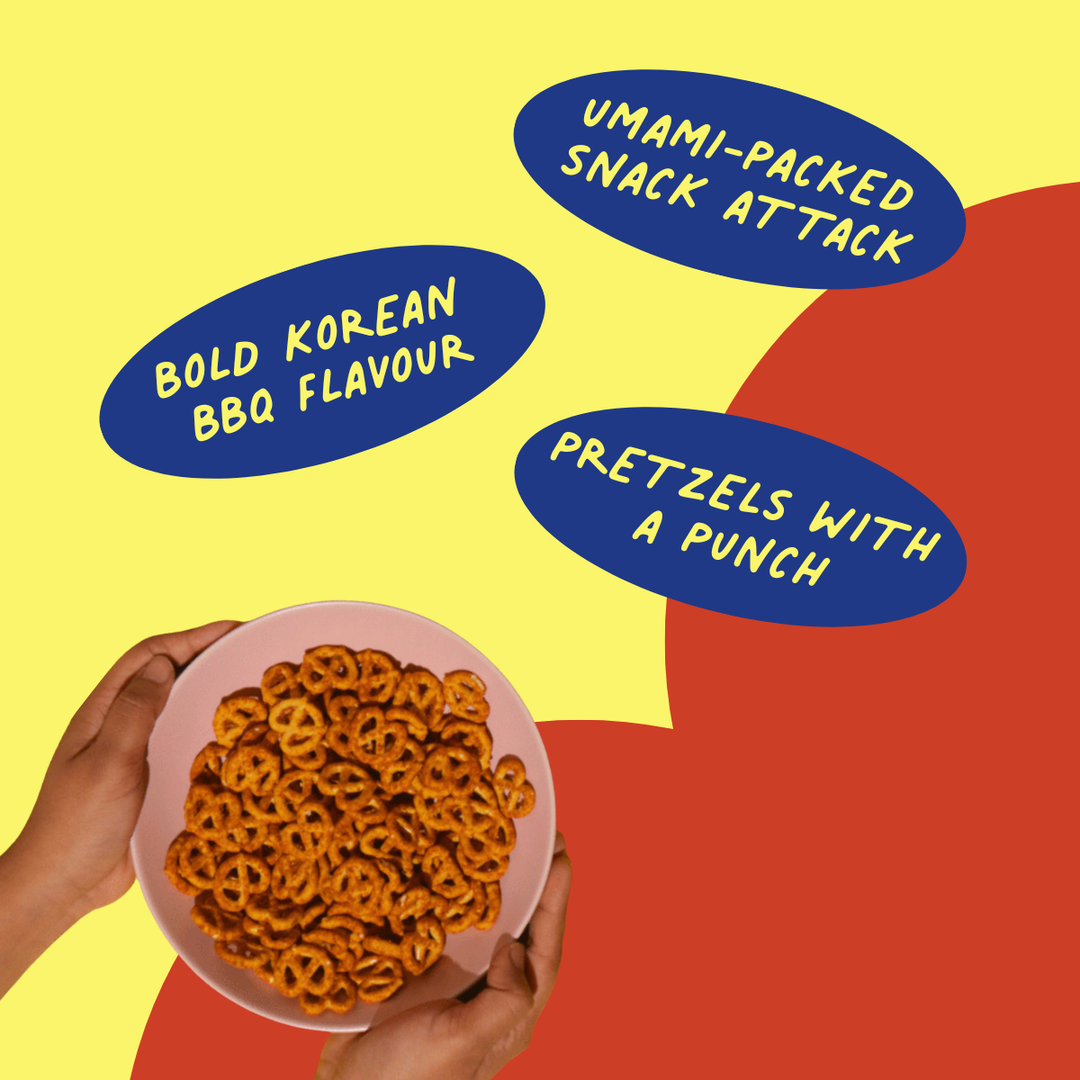 Atom Eats Korean BBQ Pretzels | (30g Pack X 2) by Atom Eats
