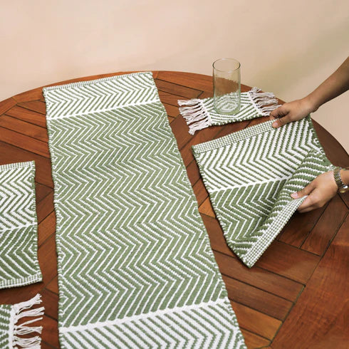 Muun Home Handwoven Reversible Table Runner