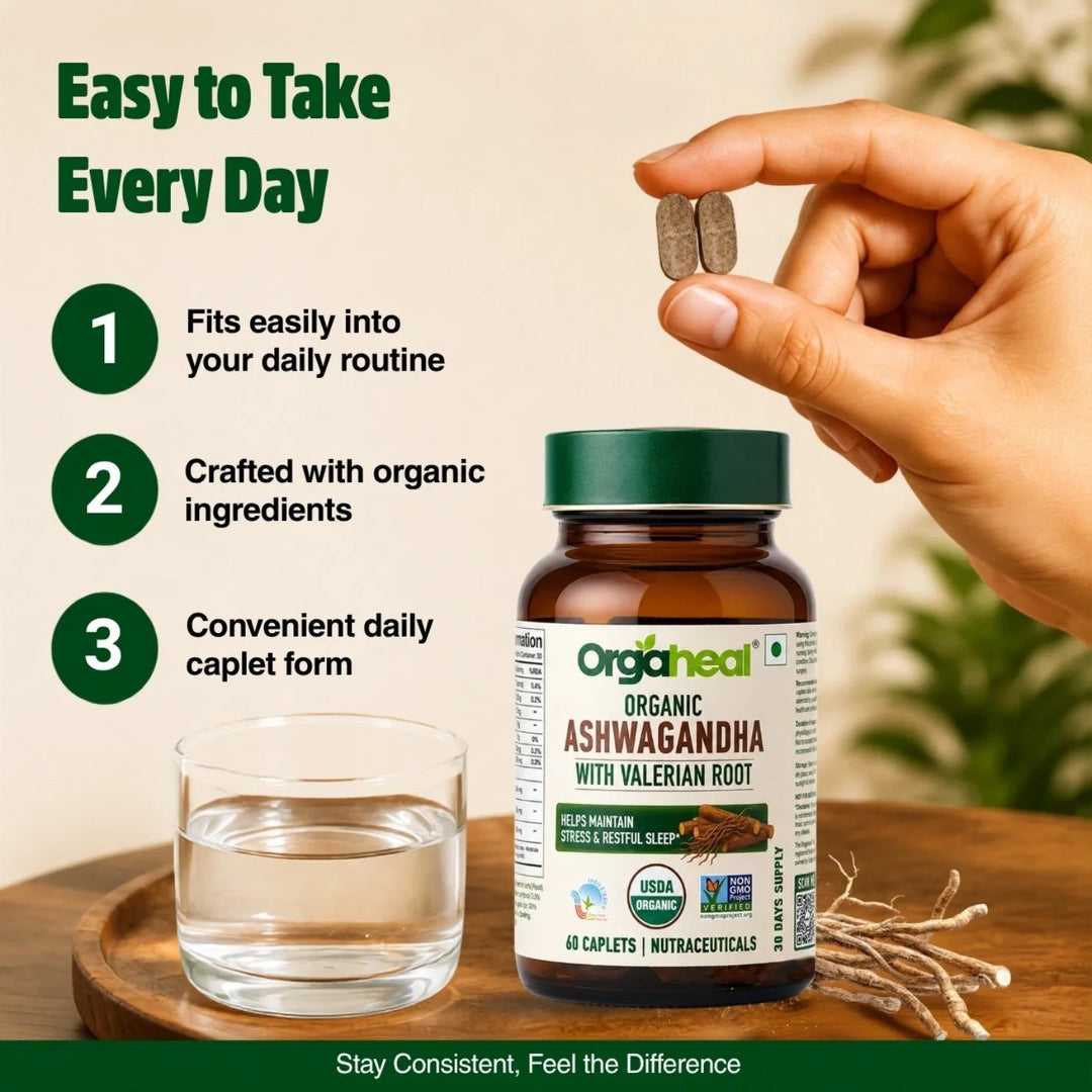 Organic Ashwagandha Caplets