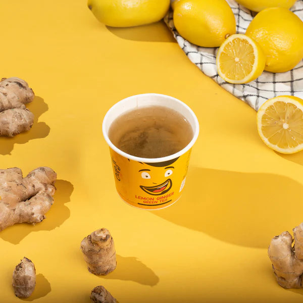 Cupji Best Selling Green Tea Combo – Jamun + Lemon Ginger (20 Instant Cups)
