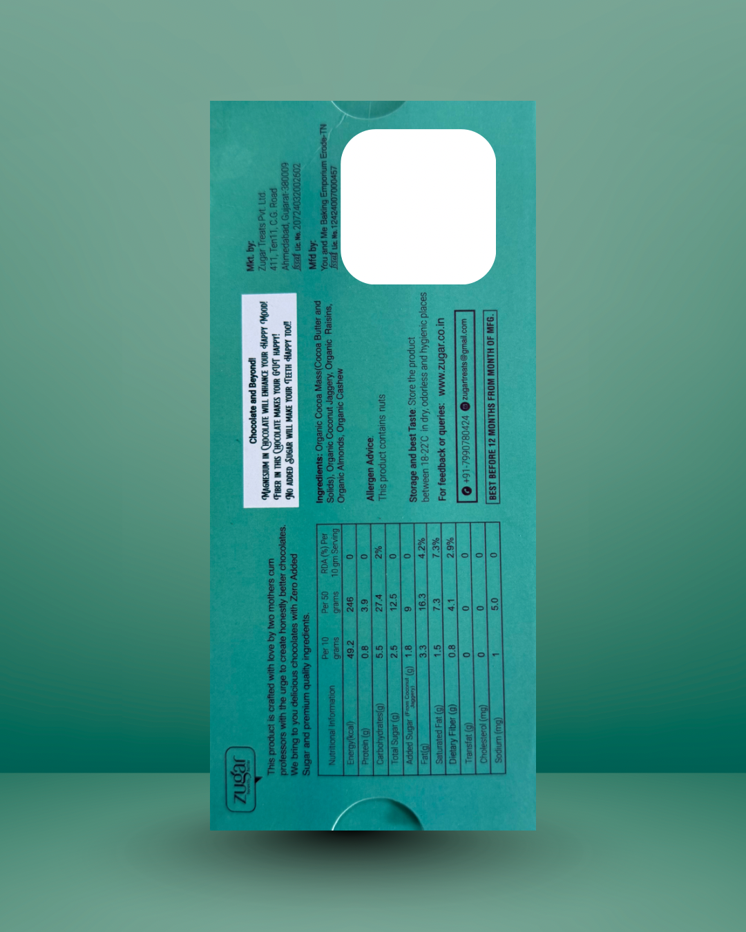 Vegan Raisins and Nuts Chocolate 