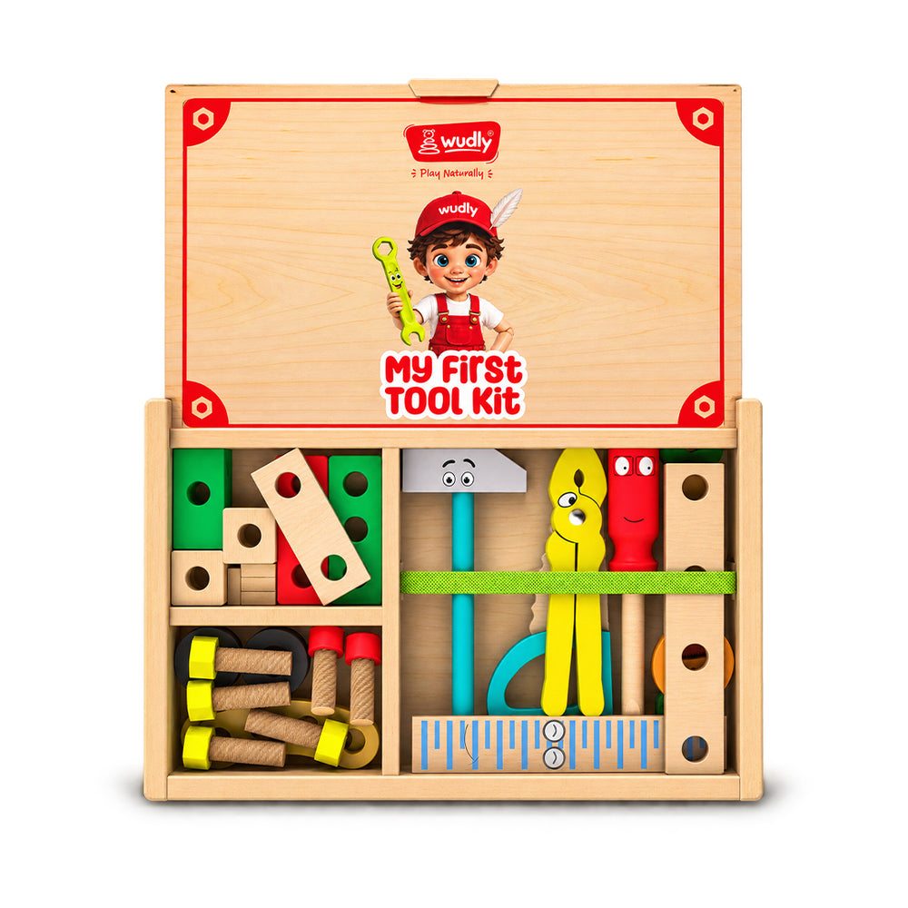 Wudly Wooden My First Tool Kit