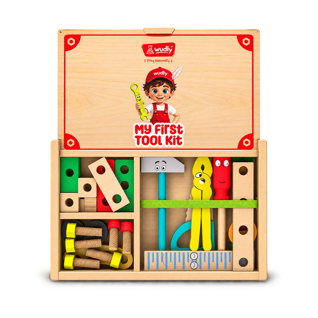 Wudly Wooden My First Tool Kit