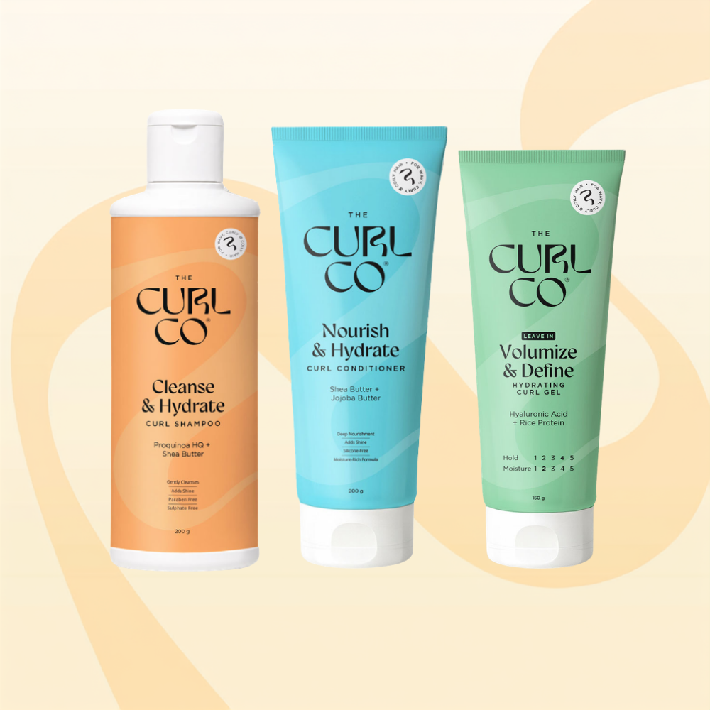 The Curl Gel Routine combo for Wavy & Curly Hair