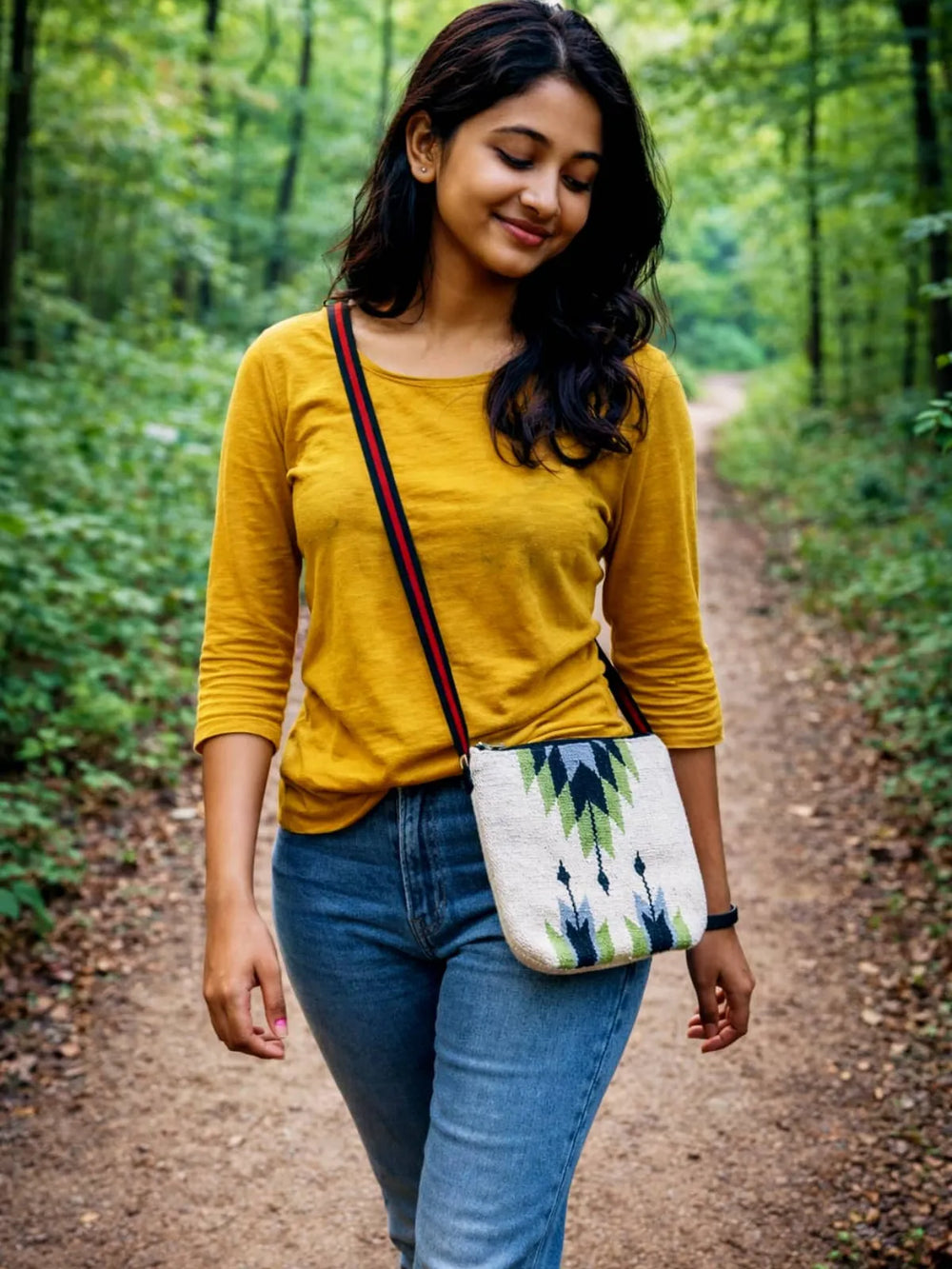 Nomad Wanderlust Satchel Leaf