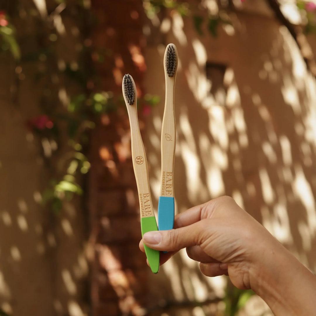 Bare Necessities Biodegradable Bamboo Toothbrush with Compostable Handle