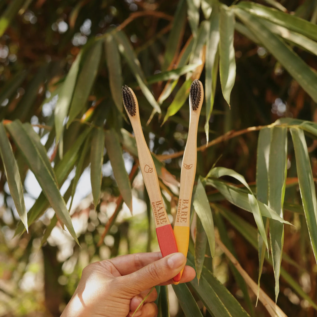 Bare Necessities Biodegradable Bamboo Toothbrush with Compostable Handle