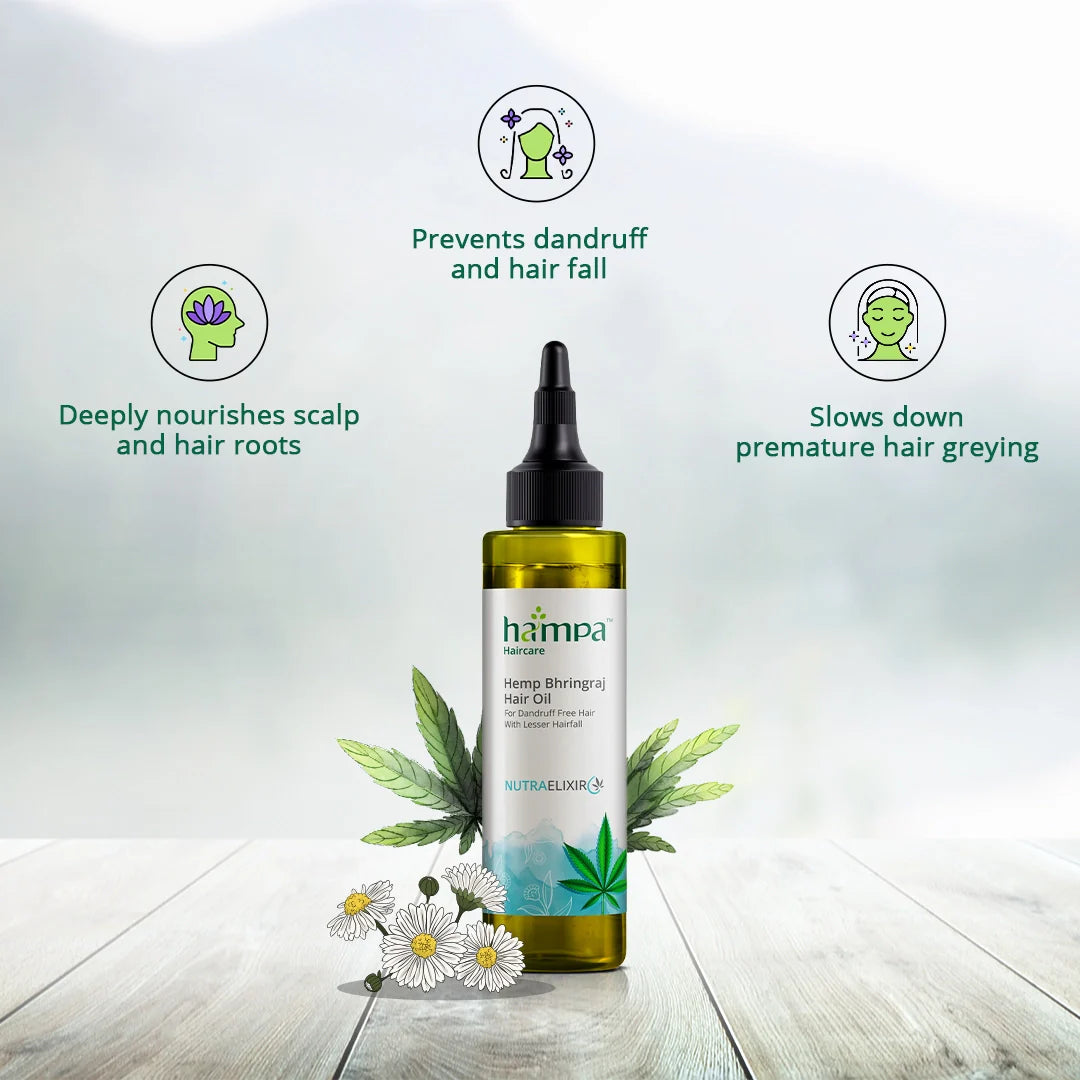 Hampa Wellness Bhringraj Hair Oil