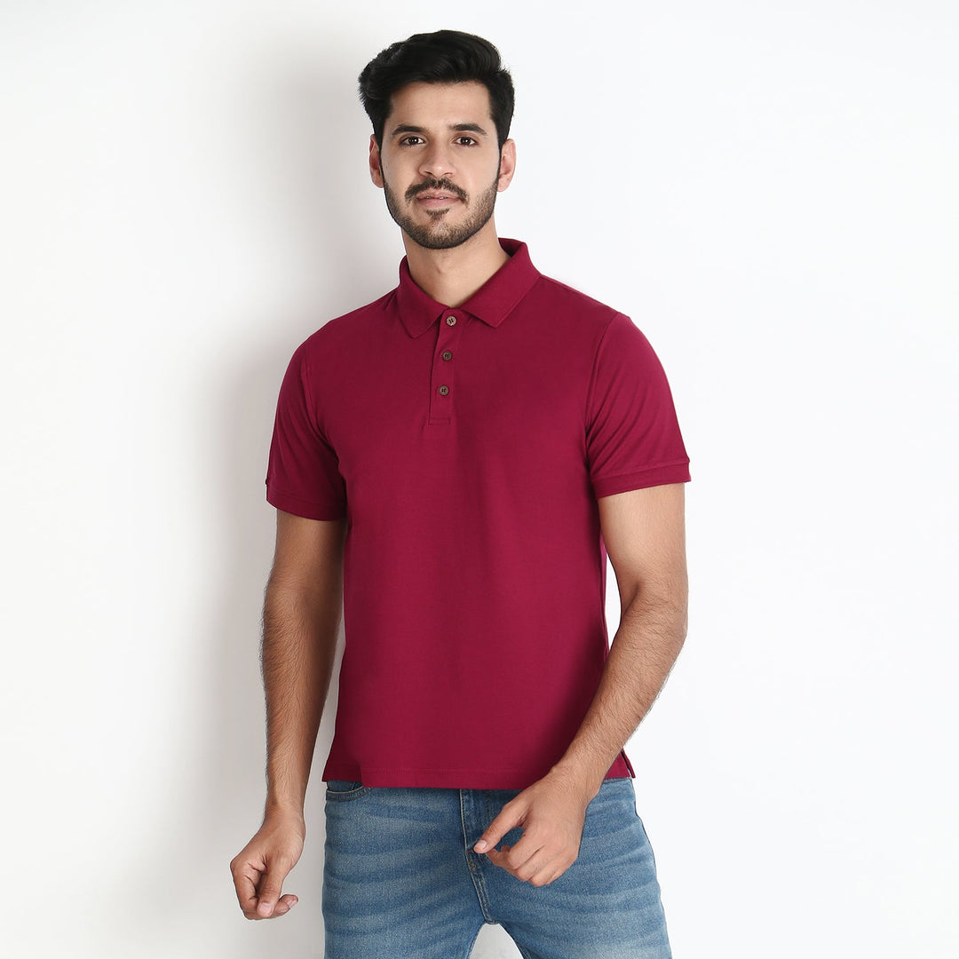 Nature Fab Men’s Organic Bamboo Polo Tshirt