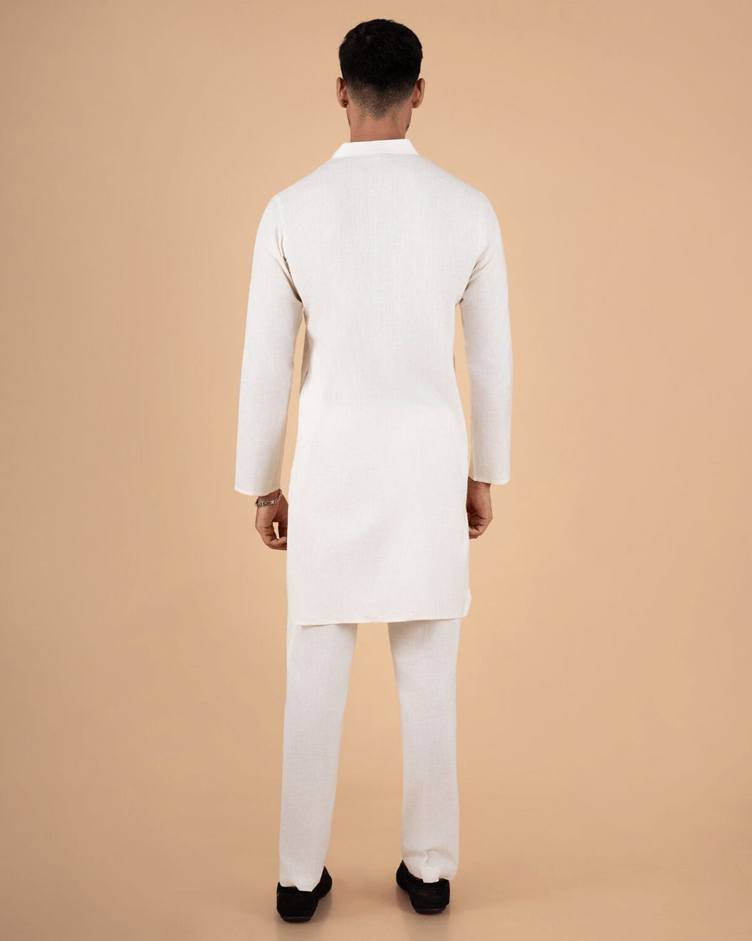 Natural Raw Kurta Set