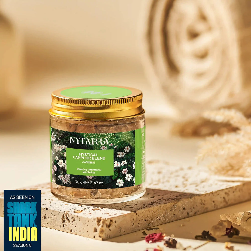 Nytarra Mystical Camphor Blend – Jasmine | Purifying & Mood-Balancing Aromatherapy | Toxin-Free, Phthalate-Free