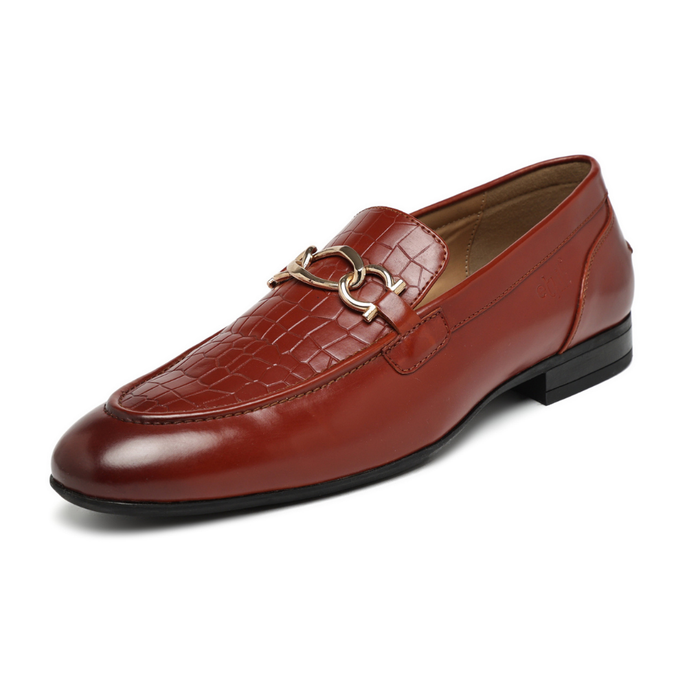 Aristocrat Tan  Horsebit Loafers