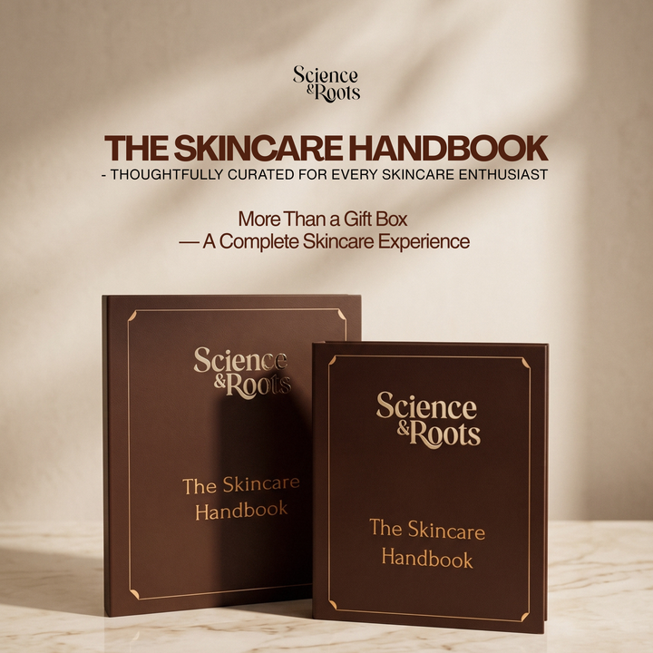 Science & Roots Skincare Handbook - More than a gift box - A complete skincare experience | Suitable for sensitive skin | All skin types - Cleanse, Hydrate & Protect