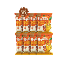 NOURISH ORGANICS Tangy Taco Protein Puffs - Pack of 8, (60G)
