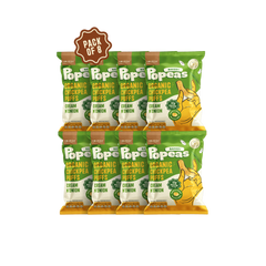 NOURISH ORGANICS Cream & Onion Popeas - Pack of 8 (60g)