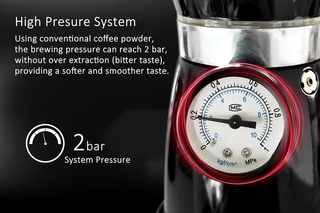 The Bean Co Roasters Electric Moka Pot | Moka Pot | 300 ML | Coffee Maker