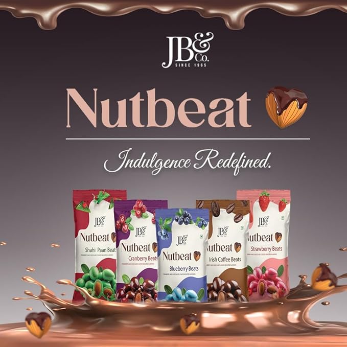 JB&CO Nutbeat Celebration Pack - Mix flavored chocolate coated almonds