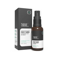 ThriveCo Frizz Tamer Smoothing Hair Oil Serum | For Smooth & Frizz-Free Hair | Hydrates Frizzy, Dry & Dull Hair | For Men & Women | 30ml
