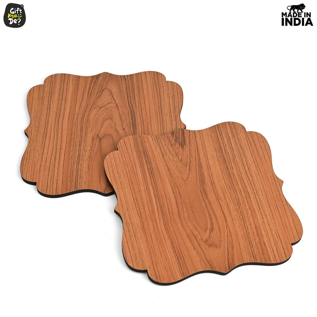 Gift Kya De Kitchen Coasters for Hot Utensils & Anti Slip Coaster Set for Big Hot Pots, Pans, Casserole & Bowl