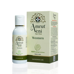 Amrutveni Hair Elixir Oil for Women – Biotechnologically Engineered with 40+ Herbal Actives, Protects Against Dandruff & Micro-Infections, Non-Sticky Nourishment for Healthy Hair, 50ML