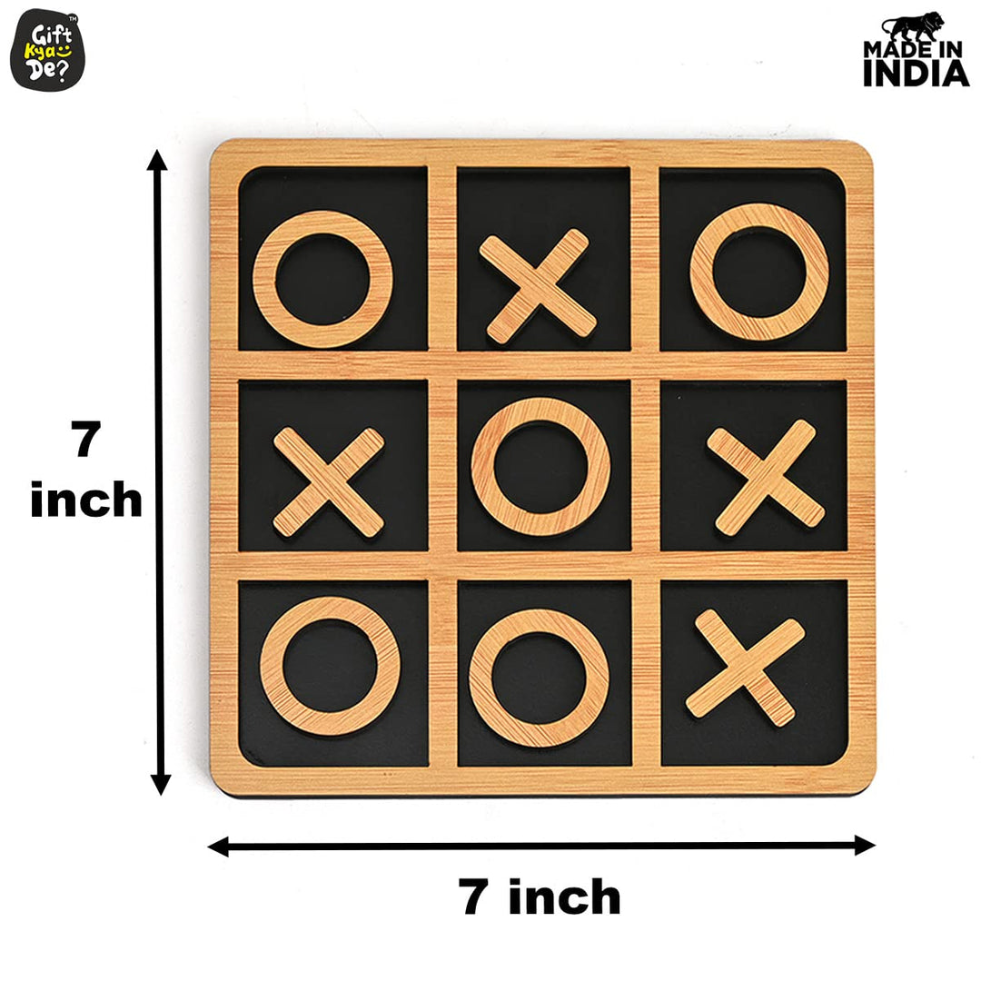 Gift Kya De 3D Tic Tac Toe Game Classic Mind Games for Kids, Family Games Special Board Games