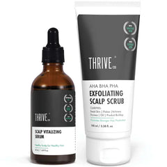 ThriveCo Scalp Kit with Scalp Vitalizing Serum and Scalp Exfoliating Scrub