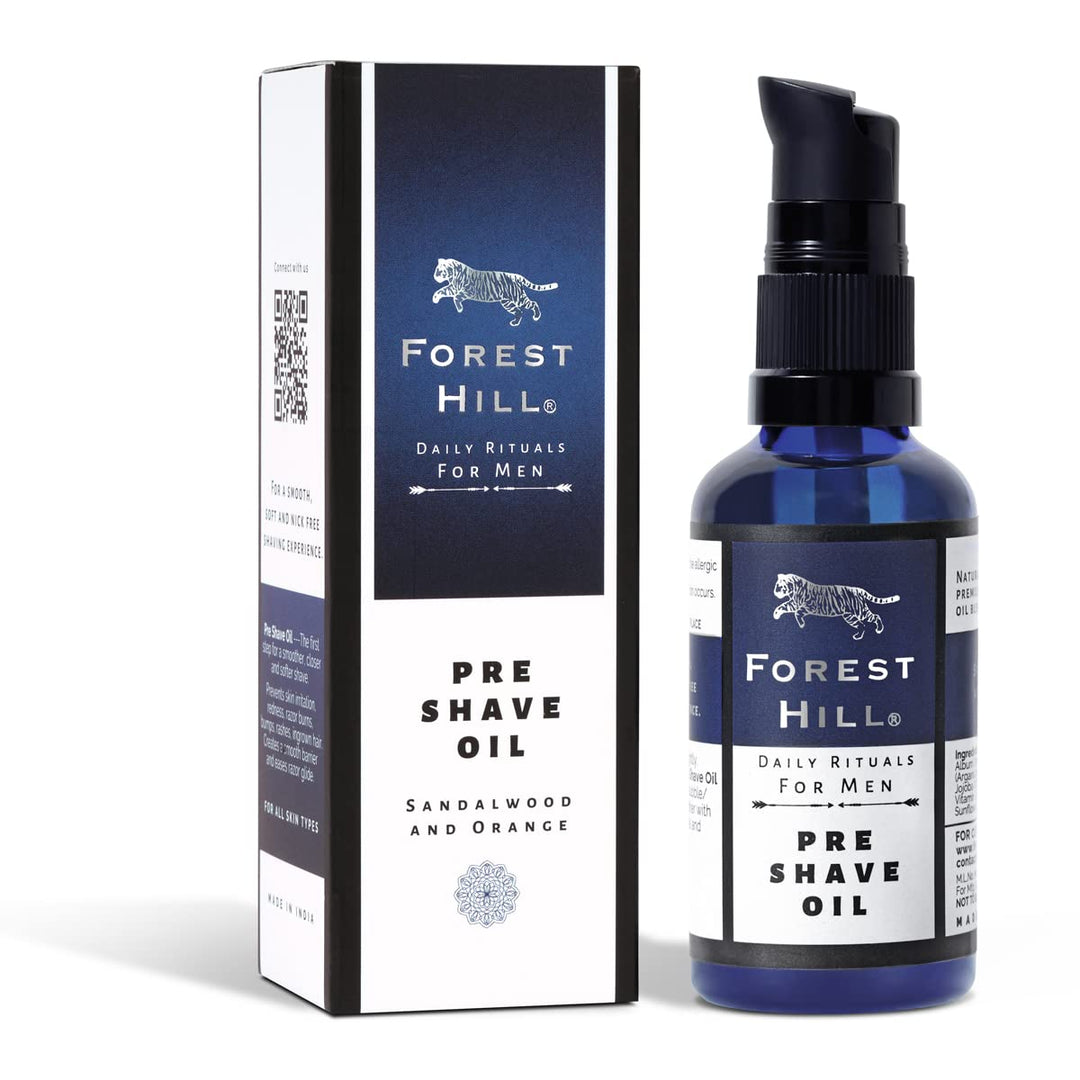 Forest Hill Pack of 2 Men Shaving Kit, Pre Shave Oil 50ml & Ashford After Shave Balm 100ml