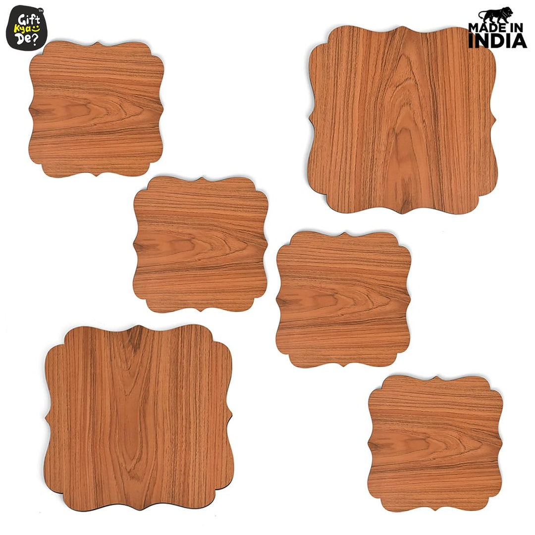 Gift Kya De Kitchen Coasters for Hot Utensils & Anti Slip Coaster Set for Big Hot Pots, Pans, Casserole & Bowl