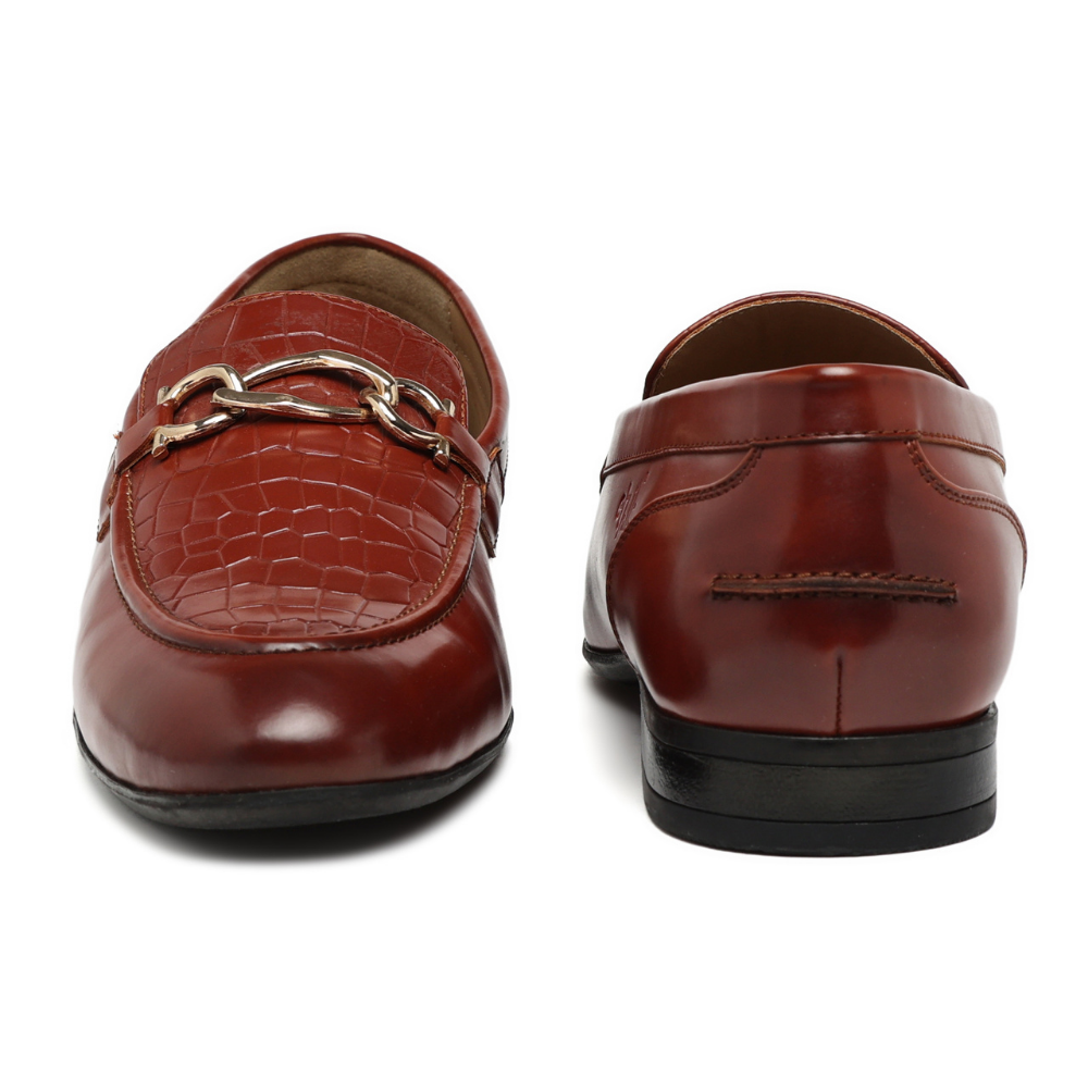 Aristocrat Tan  Horsebit Loafers