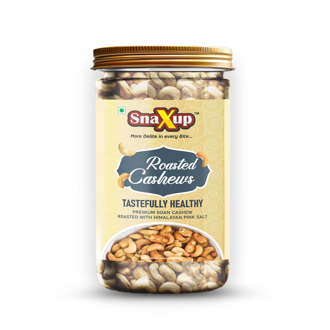 Snaxup Premium Roasted and Salted Cashews 500g