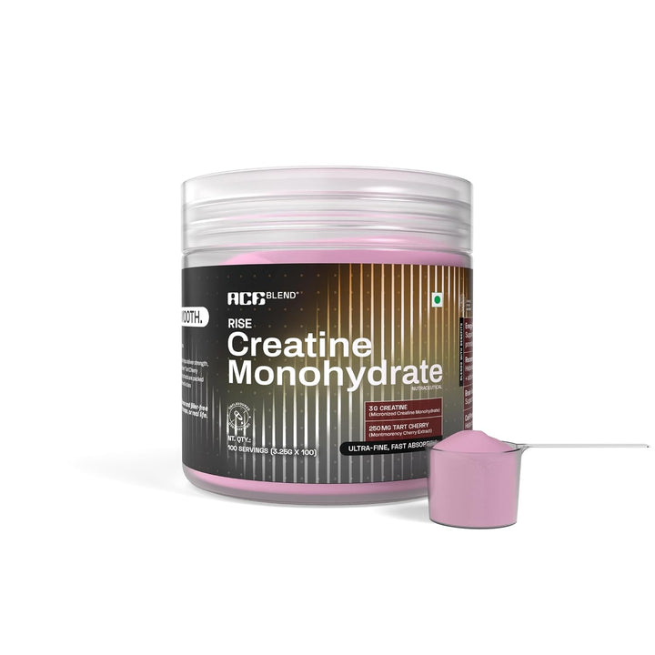 Ace Blend Rise Creatine Monohydrate | Unflavoured, With Tart Cherry