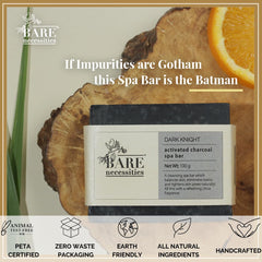 Bare Necessities Dark Knight Activated Charcoal Bath Soap - All Skin Types | 75g