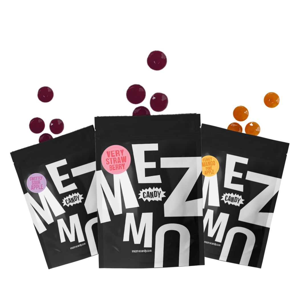 Mezmo Funky Candy Pack of 3 108gms 36 Jellies (Pack of 3)