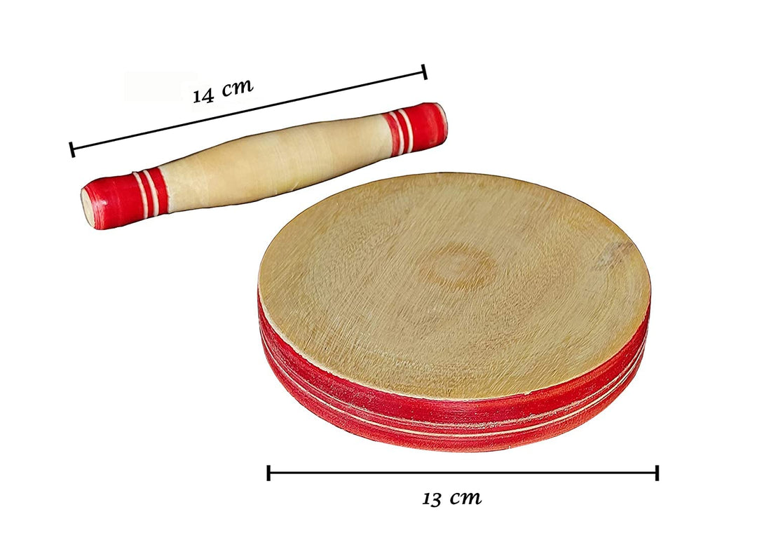 Channapatna Toys Wooden Traditional Wooden Kitchen Set for Kids Girls Cooking Toys Play Set for Baby, Boys (3 Years+) - Multicolor - 9 Pieces Toy Set - Pretend & Play Preschool Toy