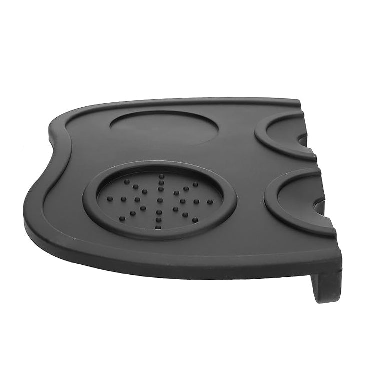 The Bean Co Raosters Home Barista Kit – Includes 58mm Coffee Tamper with Wooden Handle, 58mm Dosing Ring & Silicone Tamper Mat (21×15 cm) – Espresso Accessories for Home & Professional Use