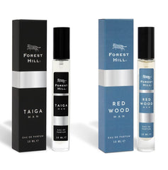 Forest Hill Pack of 2 Men Perfume, Taiga & Red Wood, 10ml Each