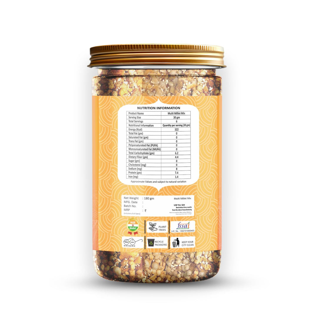 Snaxup Multi Millet Mix Healthy Super Snack 180g